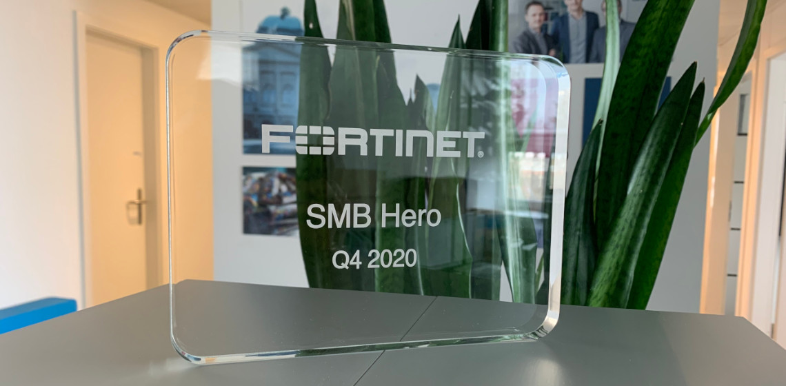 Mehr IT-Sicherheit in KMU: SmartIT ist Fortinet SMB Hero